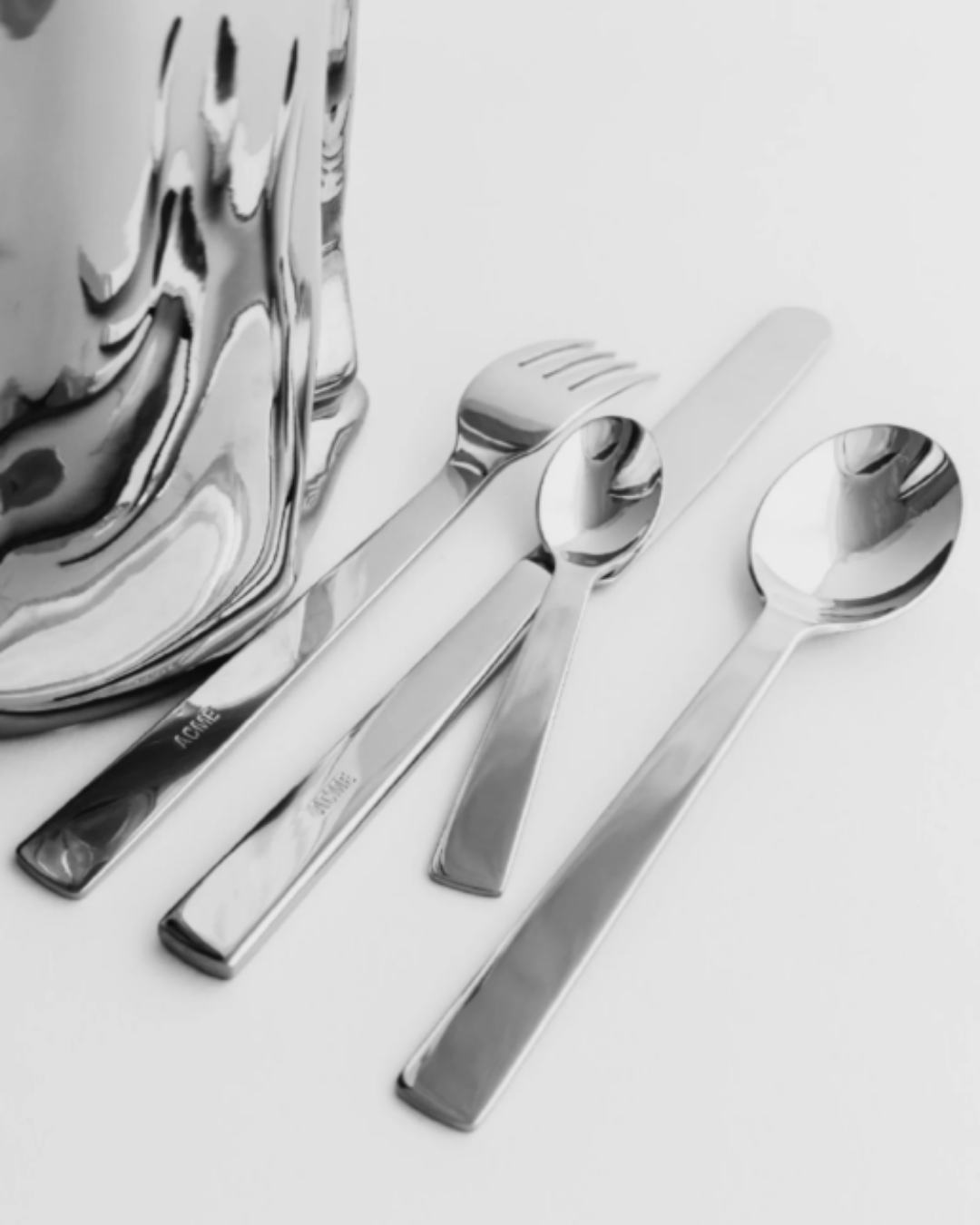 Polished Stainless Table Spoons V2 - Pack of 6