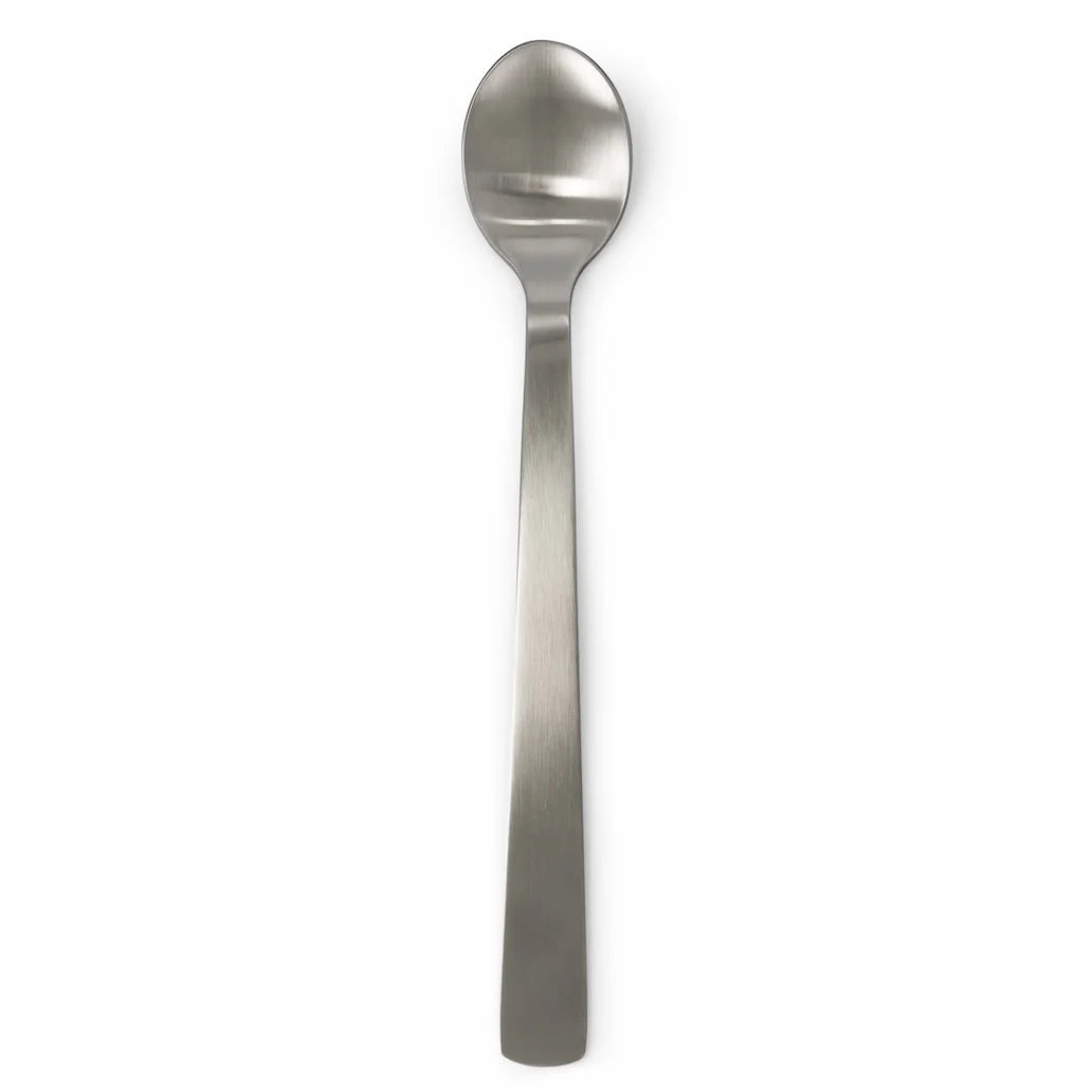 Brushed Stainless Long Spoons - Pack of 6