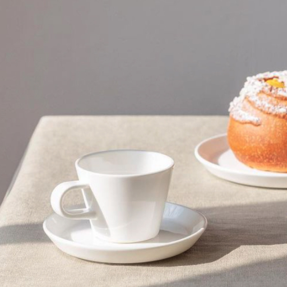 Mini Milk White Roman Cup 110ml - ACME Cups Australia