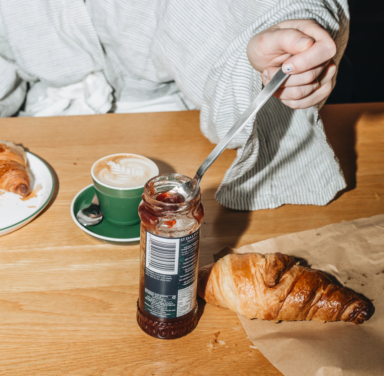 Brushed Stainless Long Spoons - Pack of 6