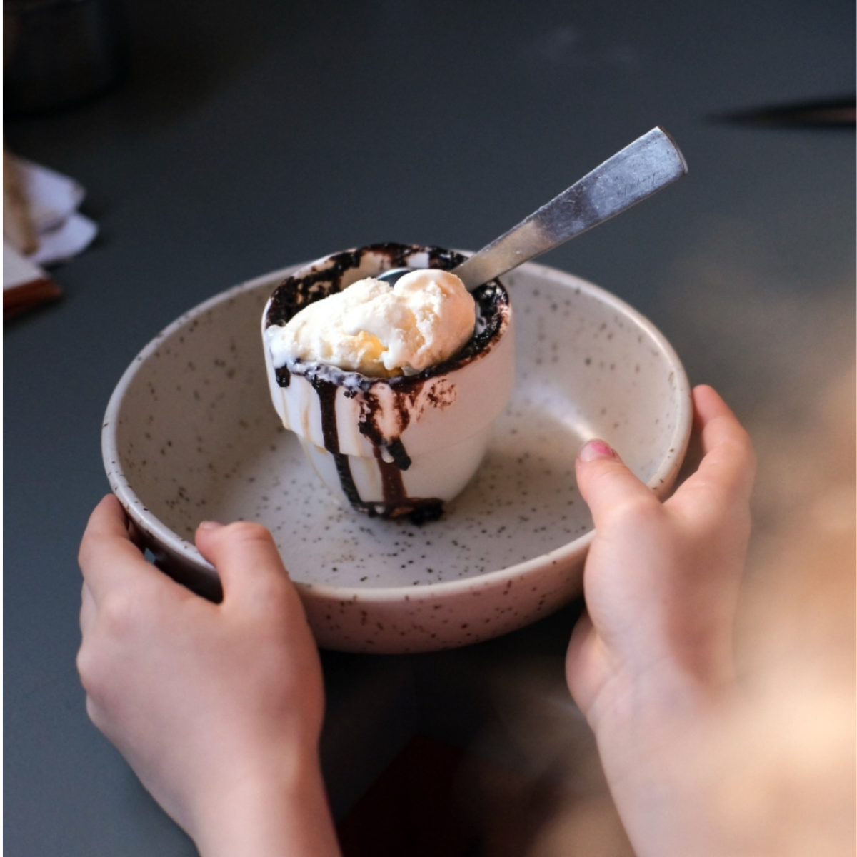 Taster Cup Tall 260ml Milk White