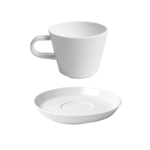 Large Milk White Roman Cup - 250ml