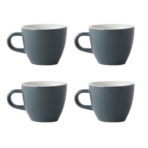 4 ACME Cups Australia Espresso Range Demitasse Cup - 70ml in Dolphin Grey