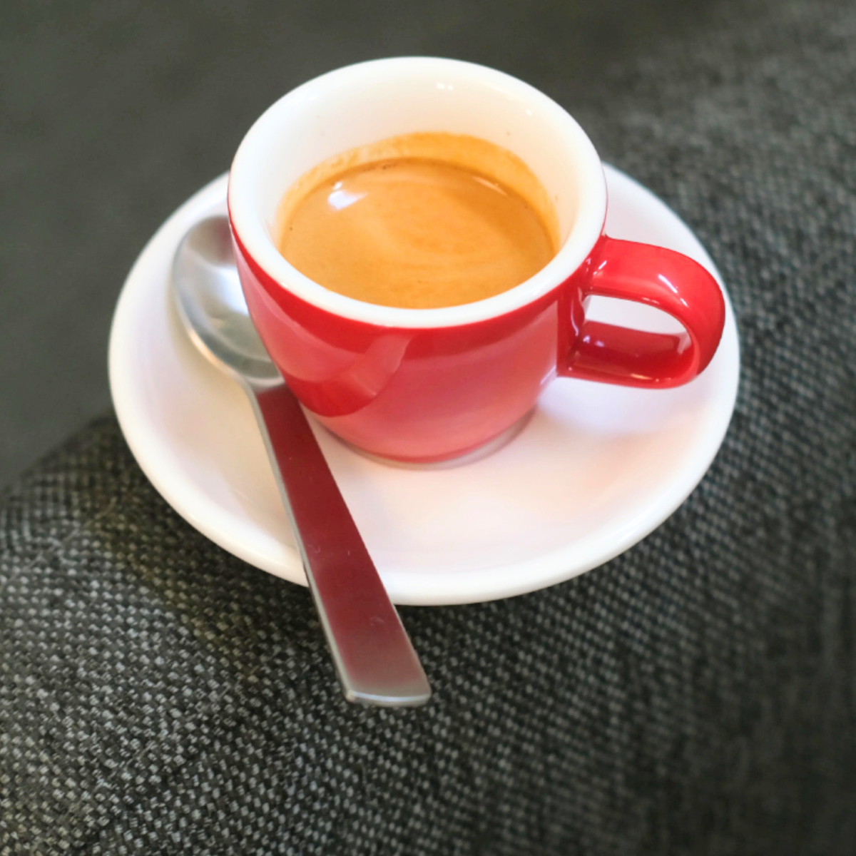 11cm Rata Red Espresso Range Small Saucer- ACME cups Australia