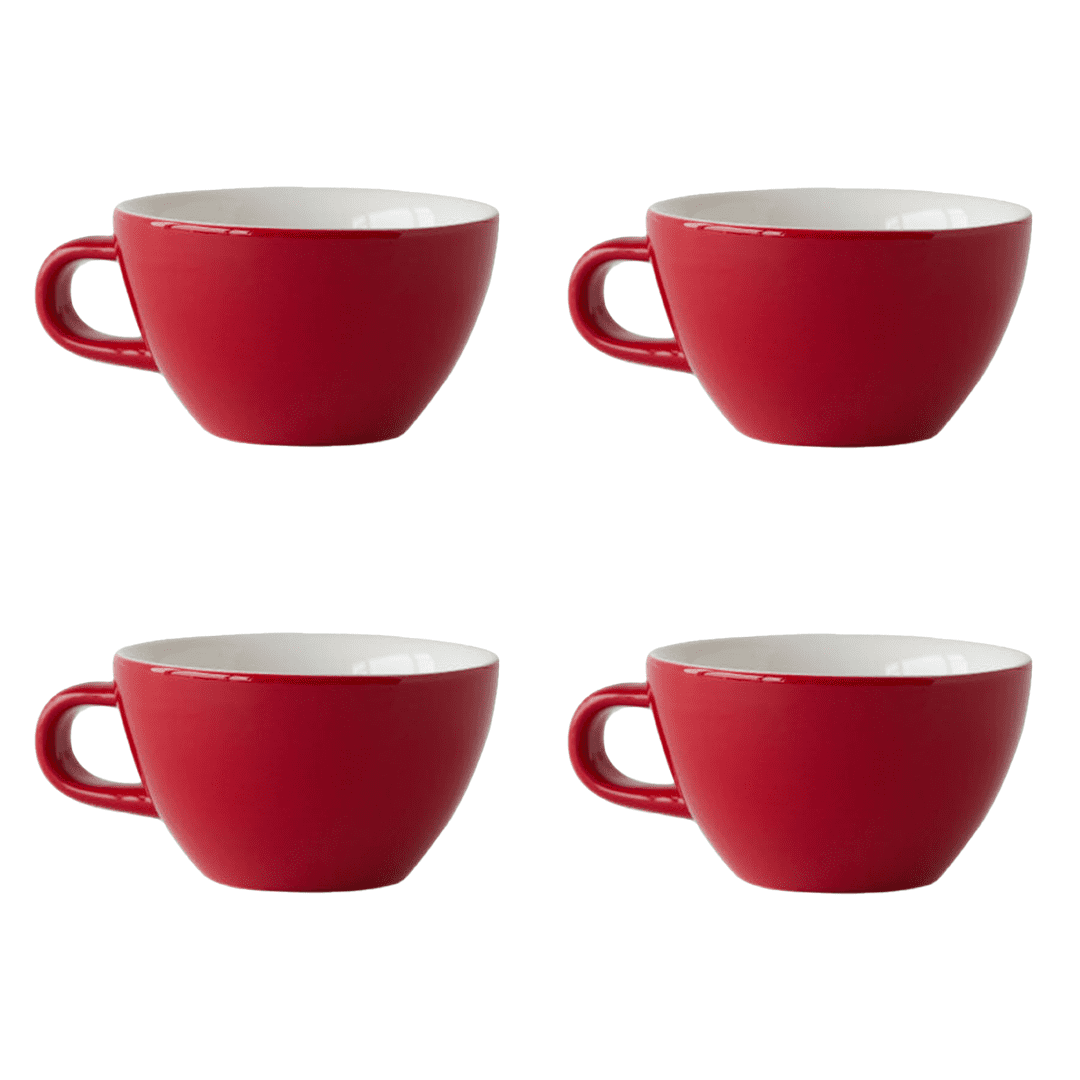 Acme Evo Latte Cup - Rata Red - Set of 6