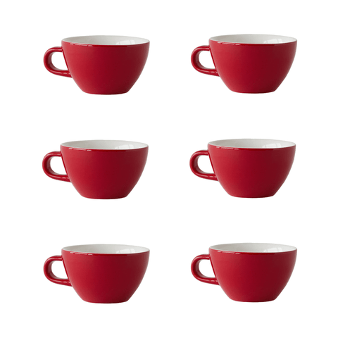 Acme Evo Latte Cup - Rata Red - Set of 6