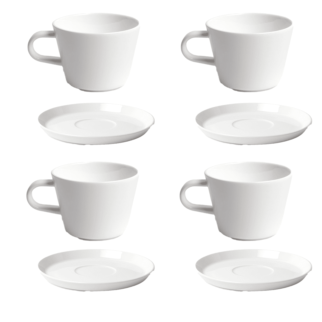 Regular Milk White Roman Cup - 170ml