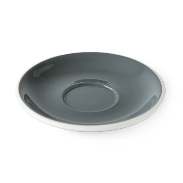 ACME cups Australia Dolphin Grey Espresso Range Medium Saucer - 14cm