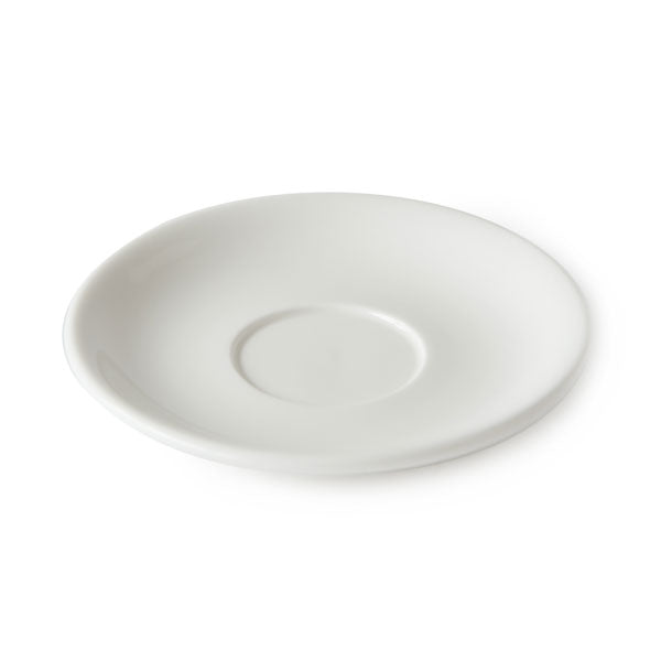 ACME cups Australia- Espresso Range Medium Saucer 14cm in Milk White