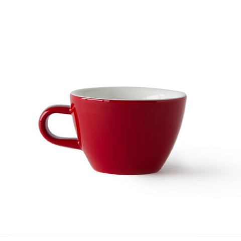 Espresso Range Flat White Cup 150ml Rata Red - ACME Cups Australia