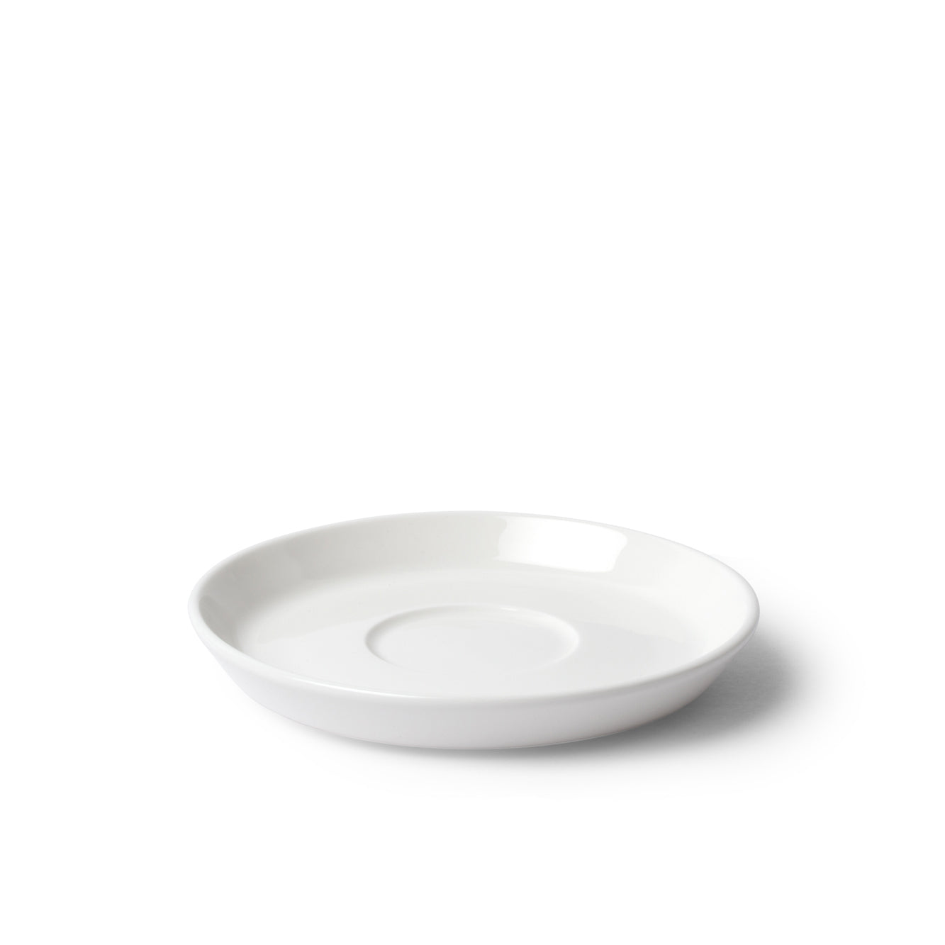 12cm Small Milk White Roman Saucer - ACME Cups Australia
