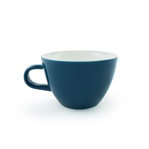 Whale Navy Espresso Range Flat White Cup - 150ml ACME Cups Australia