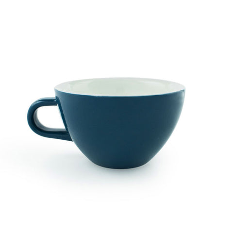 Espresso Range Cappuccino Cup Whale Navy 190ml - ACME Cups Australia